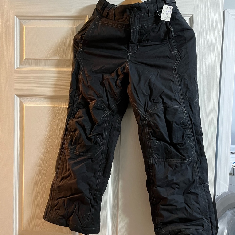 LL Bean snow pants. Size 10
